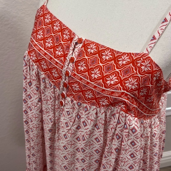 NWOT Three Bird Nest Solange Red Maxi Dress - Picture 3 of 16